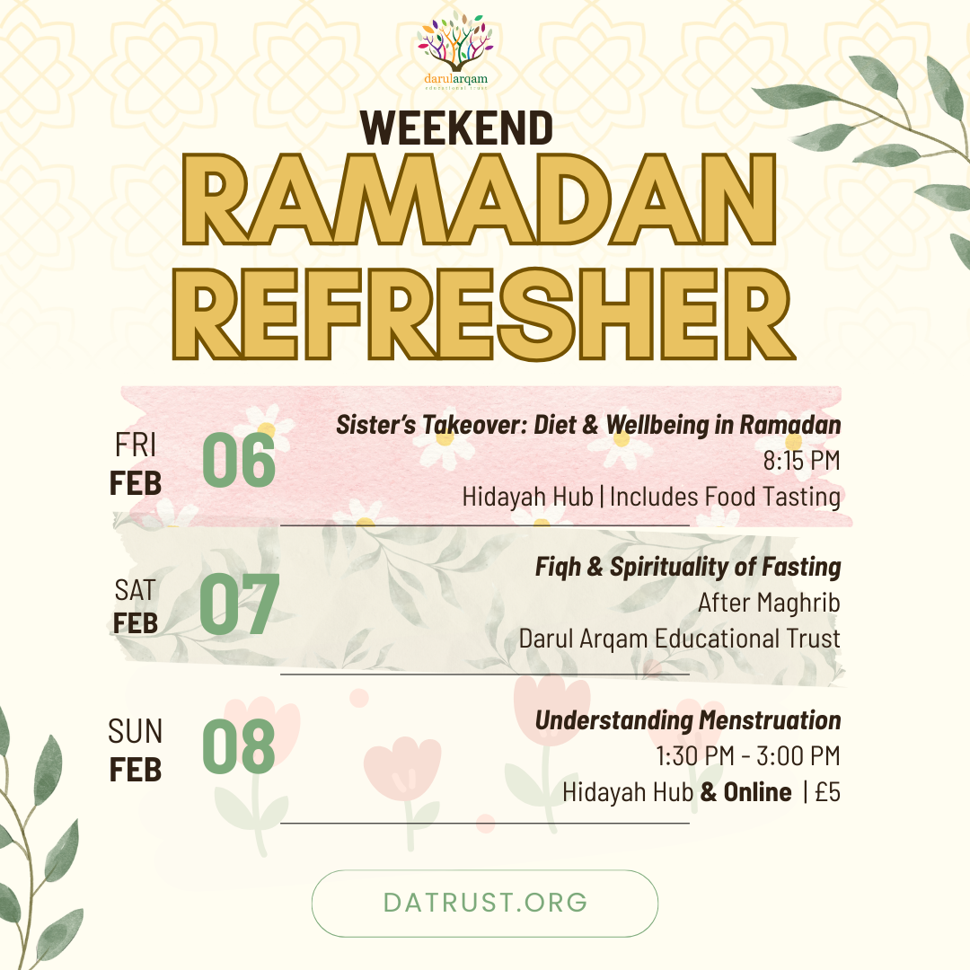 Ramadan Refresher Weekend